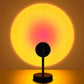 l Stilvolle Retro Tischlampe mit Sonnenuntergangs