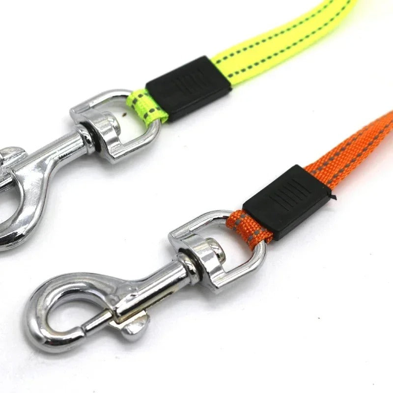Frendorf | LumiLeash 2-in-1 Doppel-Hundeleine mit LED-Lampe & Kotbeutelhalter