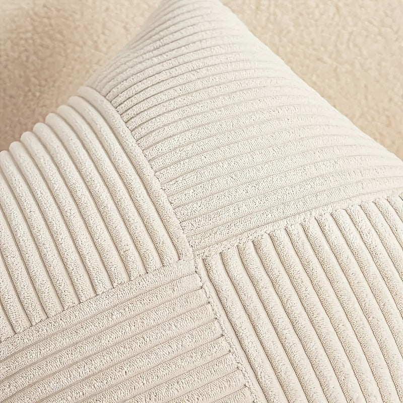 Frendorf | 2-teilige Bohemian Stil Corduroy Kissenbezüge – Weich und stilvoll für Sofa und Bett