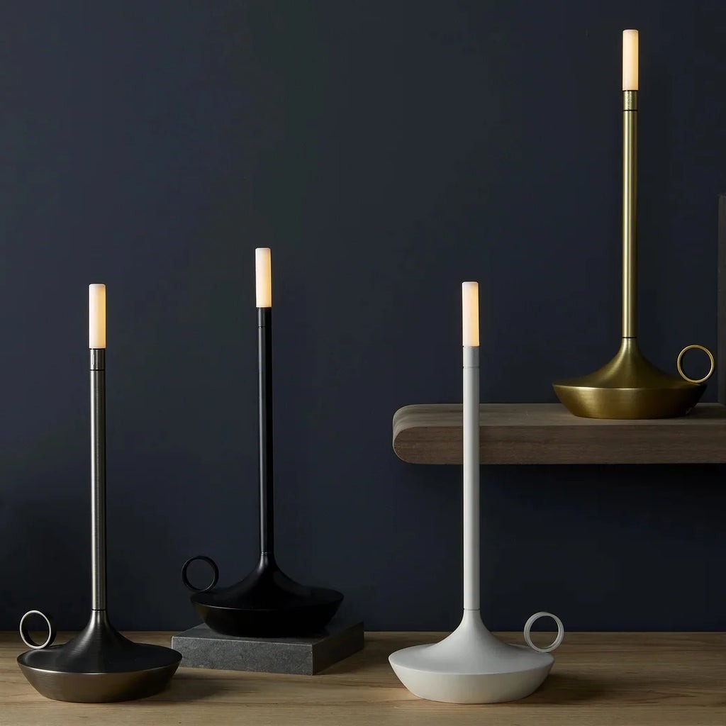 Frendorf | Wick LED Kerzenlicht Tischlampe
