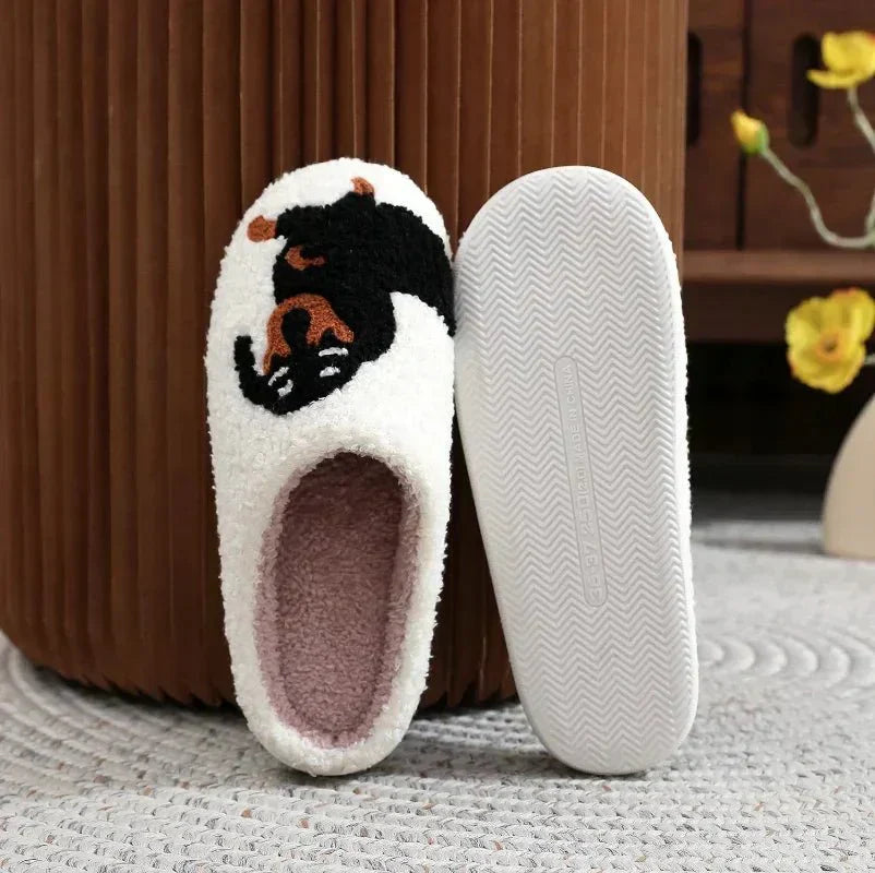 Frendorf | PawLuxe Dackel Hausschuhe | Kuschelig & Warm | Lustiges Design | Perfekt für Zuhause