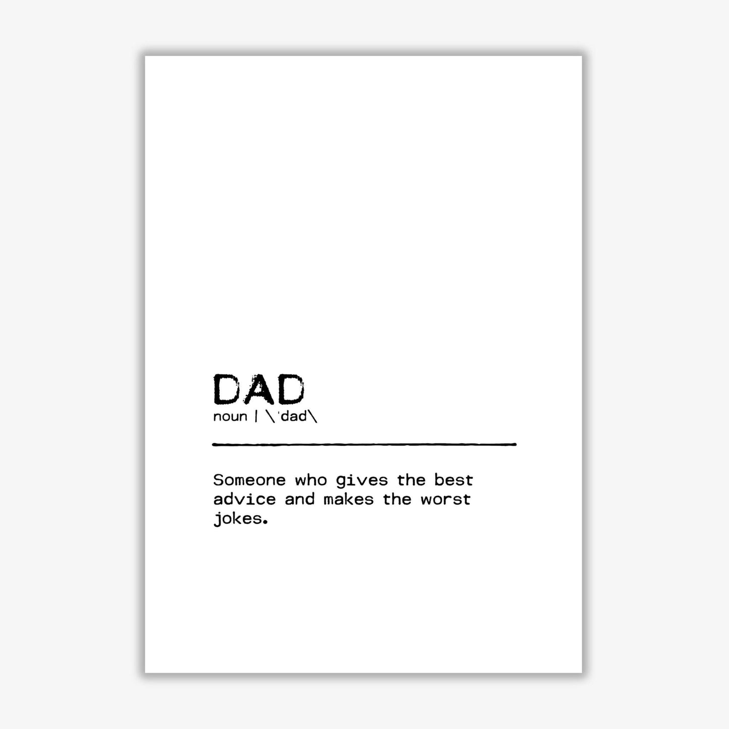 Papa Ratschläge Definition Zitat Druck