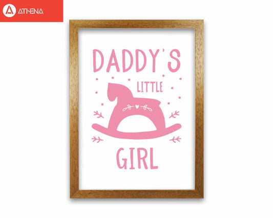 Daddy's Little Girl Rahmen Kunstprint für das Kinderzimmer