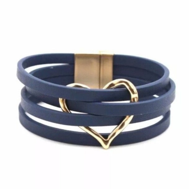 Frendorf | Mehrschichtiges O-Leder Wickelarmband