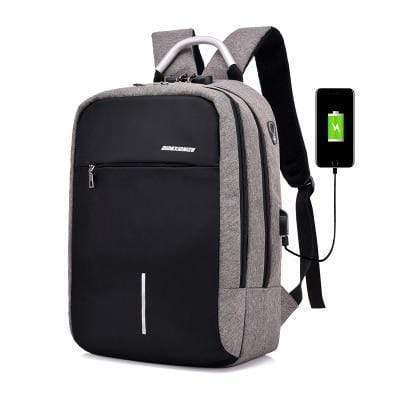 Frendorf | 3-Pin-Sperre Anti-Diebstahl USB Rucksack