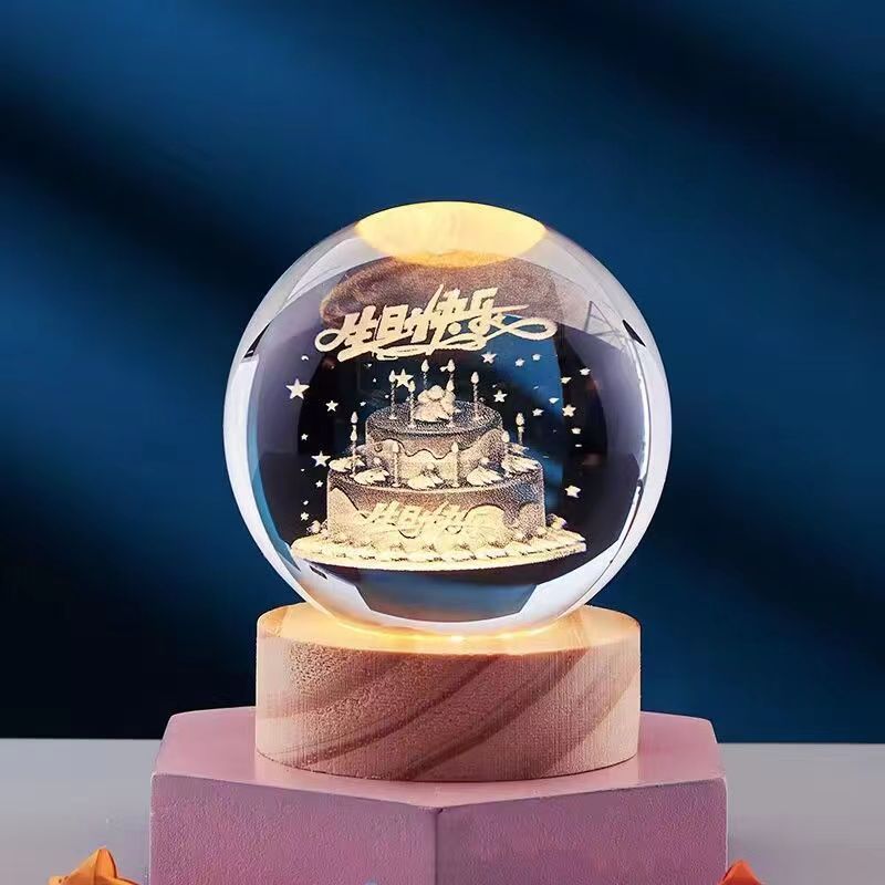 Frendorf | 3D Kristallkugel Nachtlampe