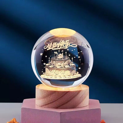 Frendorf | 3D Kristallkugel Nachtlampe