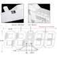 Digitale 3D LED Wanduhr – Modernes Design mit Dimmfunktion und optimaler Sichtbarkeit