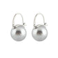Frendorf | Black pearl earrings Available in white champagne gray gold and black pearl dangling earrings