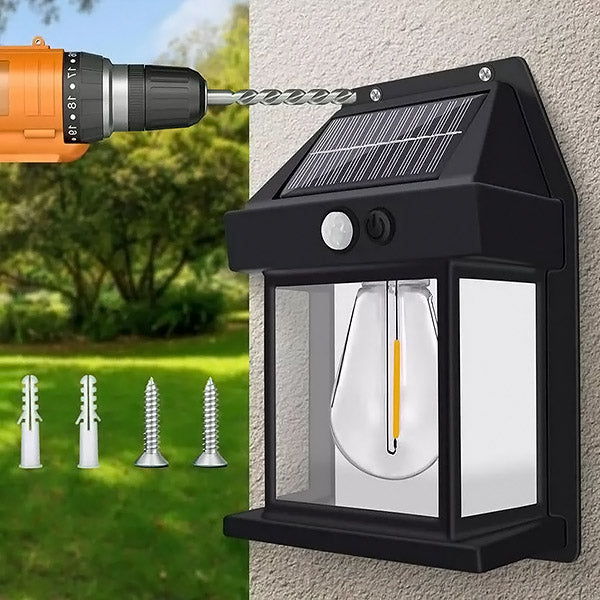 Frendorf | Außen Solar-LED-Lampen mit Bewegungsmelder