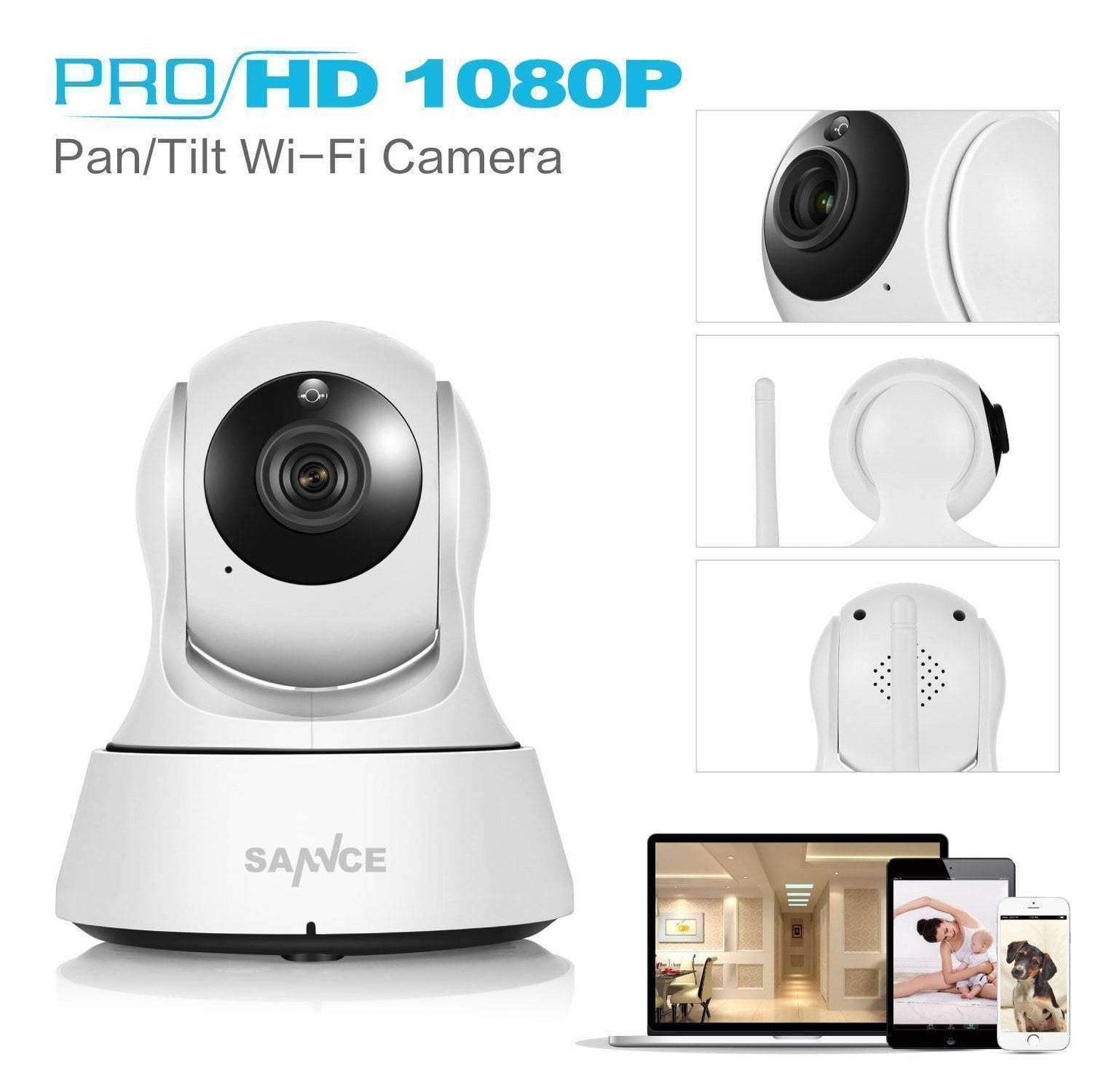 Frendorf | 1080P HD Drahtlose Wi-Fi Smart Sicherheits CCTV Kamera