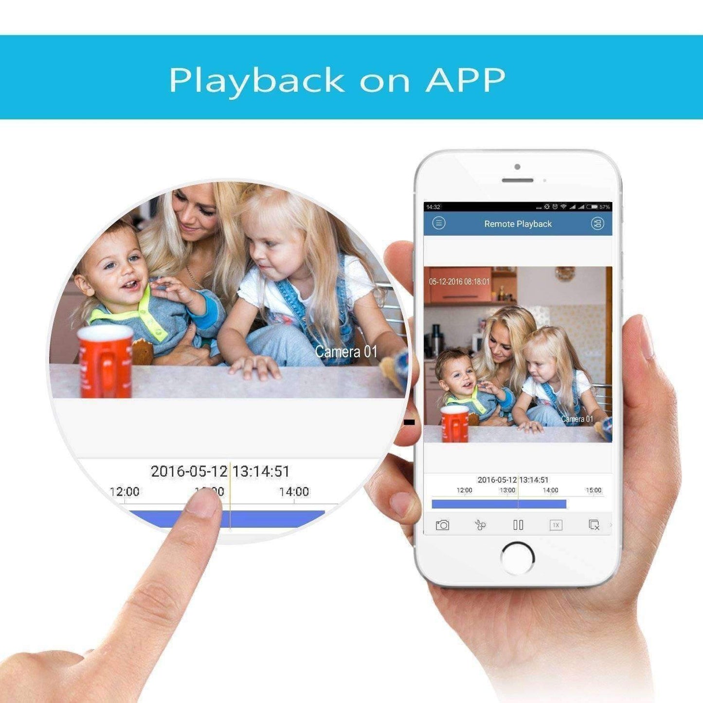 Frendorf | 1080P HD Drahtlose Wi-Fi Smart Sicherheits CCTV Kamera