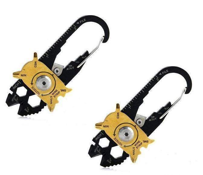 Frendorf | 20 in 1 Edelstahl Schlüsselanhänger Multifunktionswerkzeug