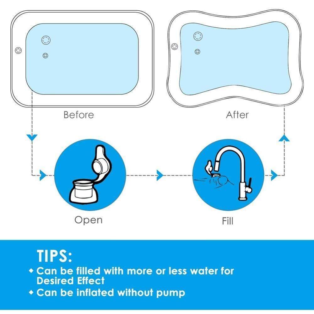 Frendorf | Bauchlage aufblasbare Wasser Matte für Babys