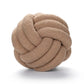 Dekorative geknotete Teddyball-Weiche Kissen