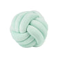 Dekorativer geknoteter Wildleder-Optik Ball weicher Kissen