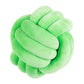 Dekorativer geknoteter Wildleder-Optik Ball weicher Kissen