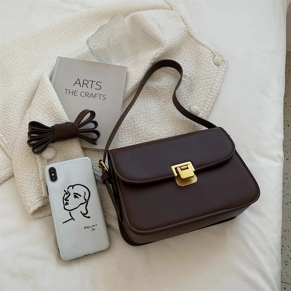 Frendorf | Ellieza – Elegante Leder Schultertasche für Damen