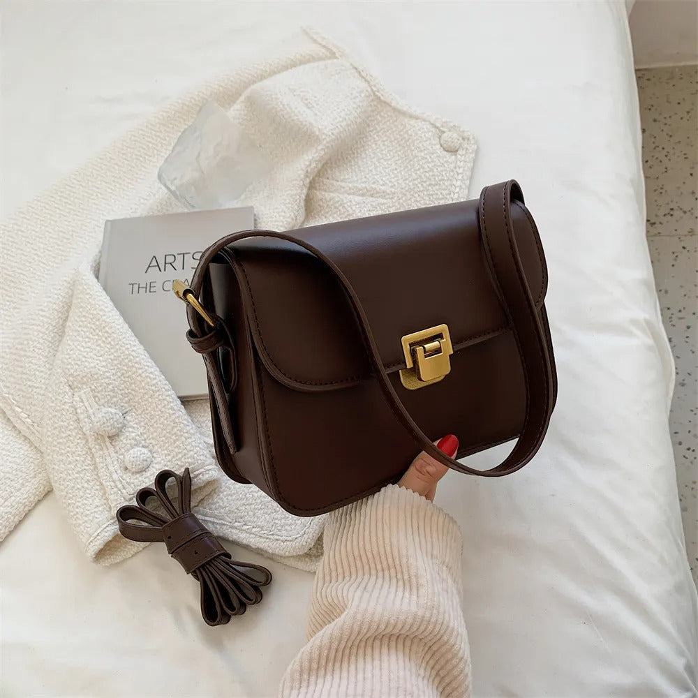 Frendorf | Ellieza – Elegante Leder Schultertasche für Damen