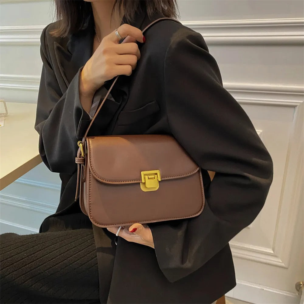 Frendorf | Ellieza – Elegante Leder Schultertasche für Damen