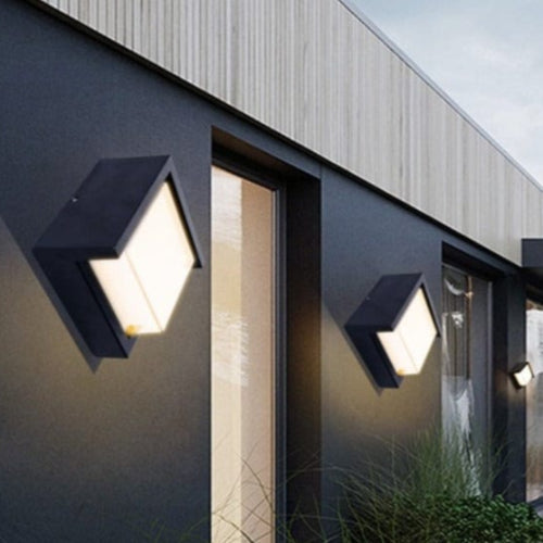 Frendorf | Boxer Außenwandleuchte Mit Bewegungsmelder | LED Wandleuchte Außen