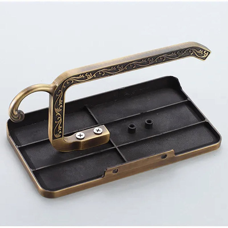 Frendorf | RegalHold - Toilettenpapierhalter im antiken Stil mit Regal