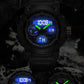 Frendorf | FoxBox: Robuste wasserdichte Chronograph Dual-Display-Uhr stoßfest