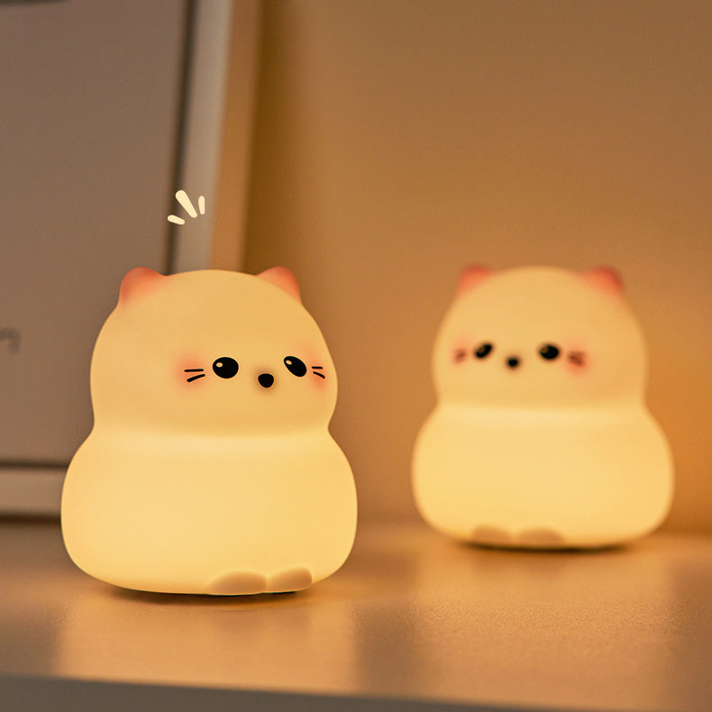 Niedliche Kätzchen Nachtlicht Tap Lampe Beste Geschenk Für Baby und Mädchen