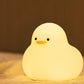 Niedliche kleine Enten-Nachtlampe LED quetschbare Silikon-Taplampe Beste Geschenk für Baby und Mädchen