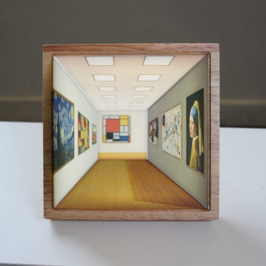 3D Brillenfreie Galerie Optische Täuschung Wandlampe & Nachtlicht