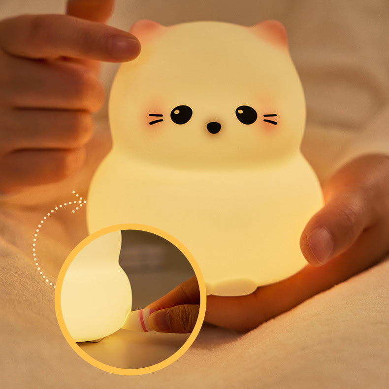 Niedliche Kätzchen Nachtlicht Tap Lampe Beste Geschenk Für Baby und Mädchen