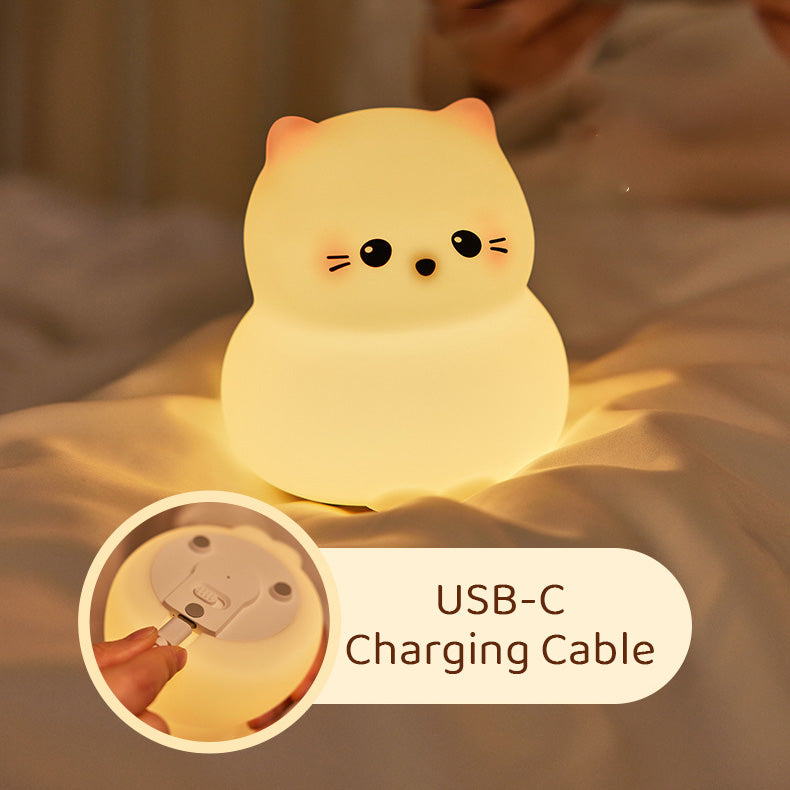 Niedliche Kätzchen Nachtlicht Tap Lampe Beste Geschenk Für Baby und Mädchen