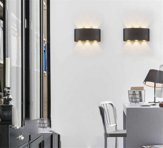 Moderne Wasserdichte LED Wandleuchte für Innen und Außen | Stilvolle und Energieeffiziente Beleuchtung