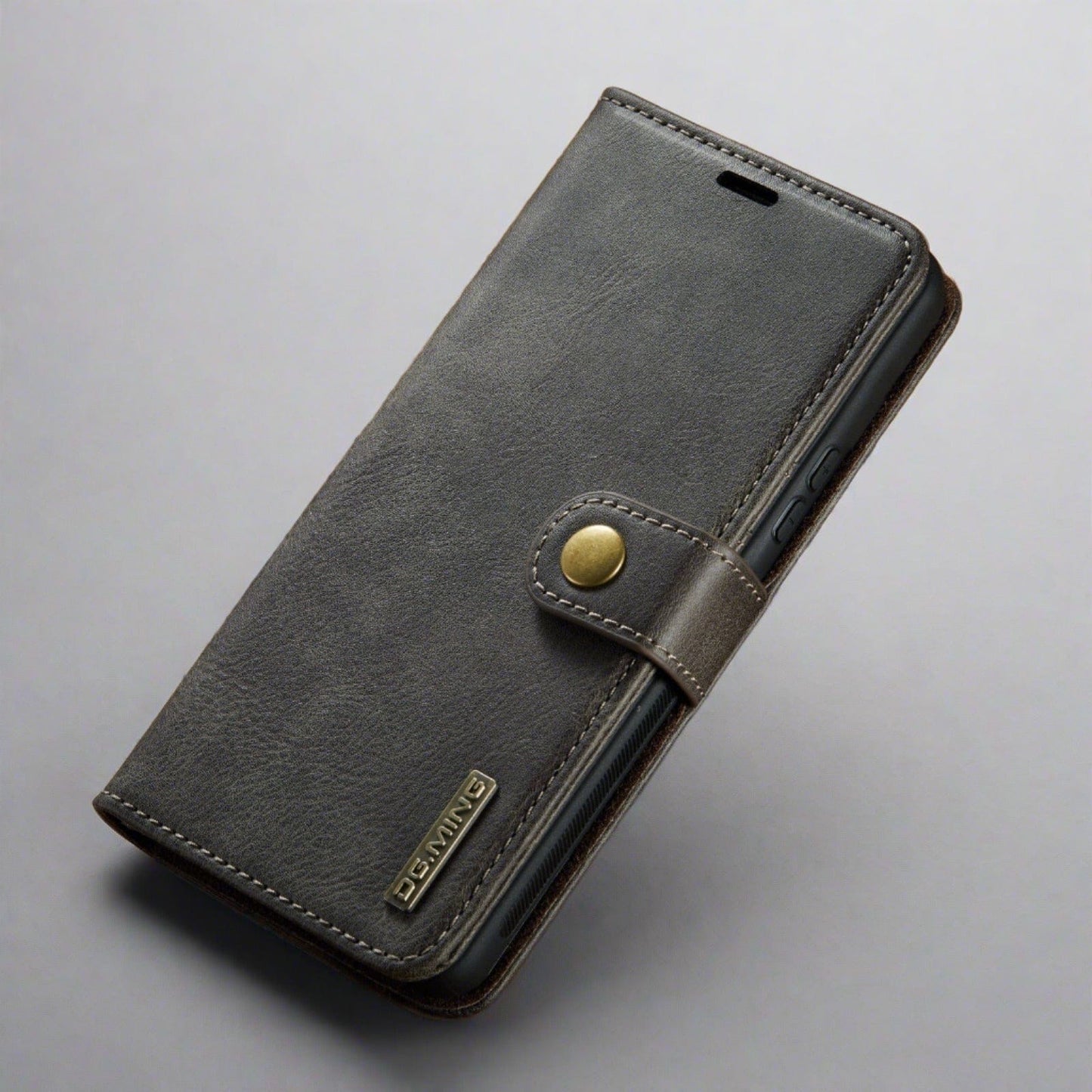 Frendorf | Abnehmbare Samsung S24-Hülle | Luxuriöse magnetische Kartenetui aus Leder