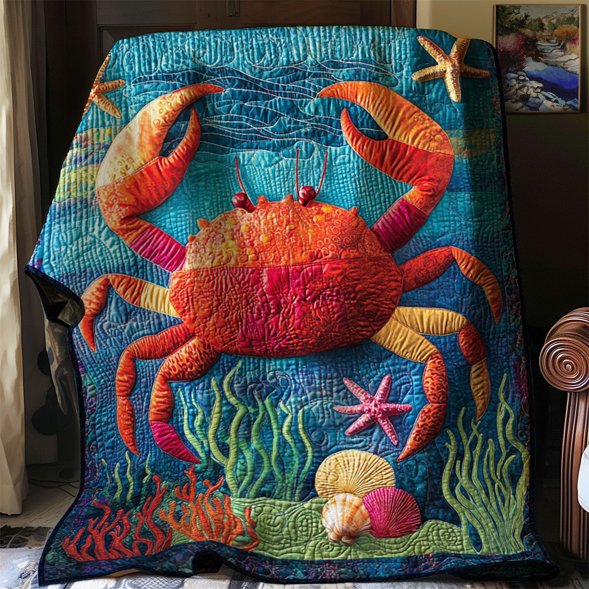 Crabby Coral Delight Quilt