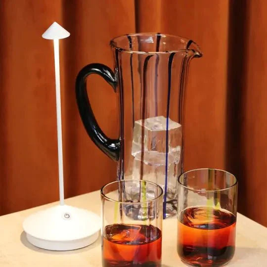 LumiZen Minimalistische LED Tischlampe | Wasserdicht und Dimmbar Drahtlose Beleuchtung