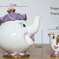 Limitierte Cartoon Die Schöne und das Biest Bone China Tasse Teeset Mrs Potts und Chips Teekanne Kaffeetassen Set