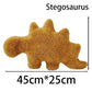 Dino Nugget Plüschkissen: Niedliches Dino-Hühnchen Nugget Kissen