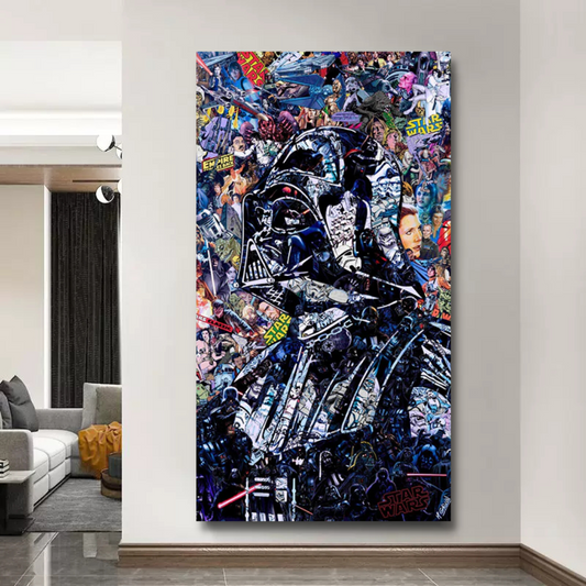 Disney Star Wars Poster Darth Vader Canvas Wandkunst - Wanddekoration - Berühmte Wandkunst