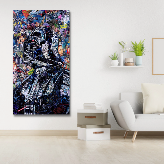 Disney Star Wars Poster Darth Vader Canvas Wandkunst - Wanddekoration - Berühmte Wandkunst