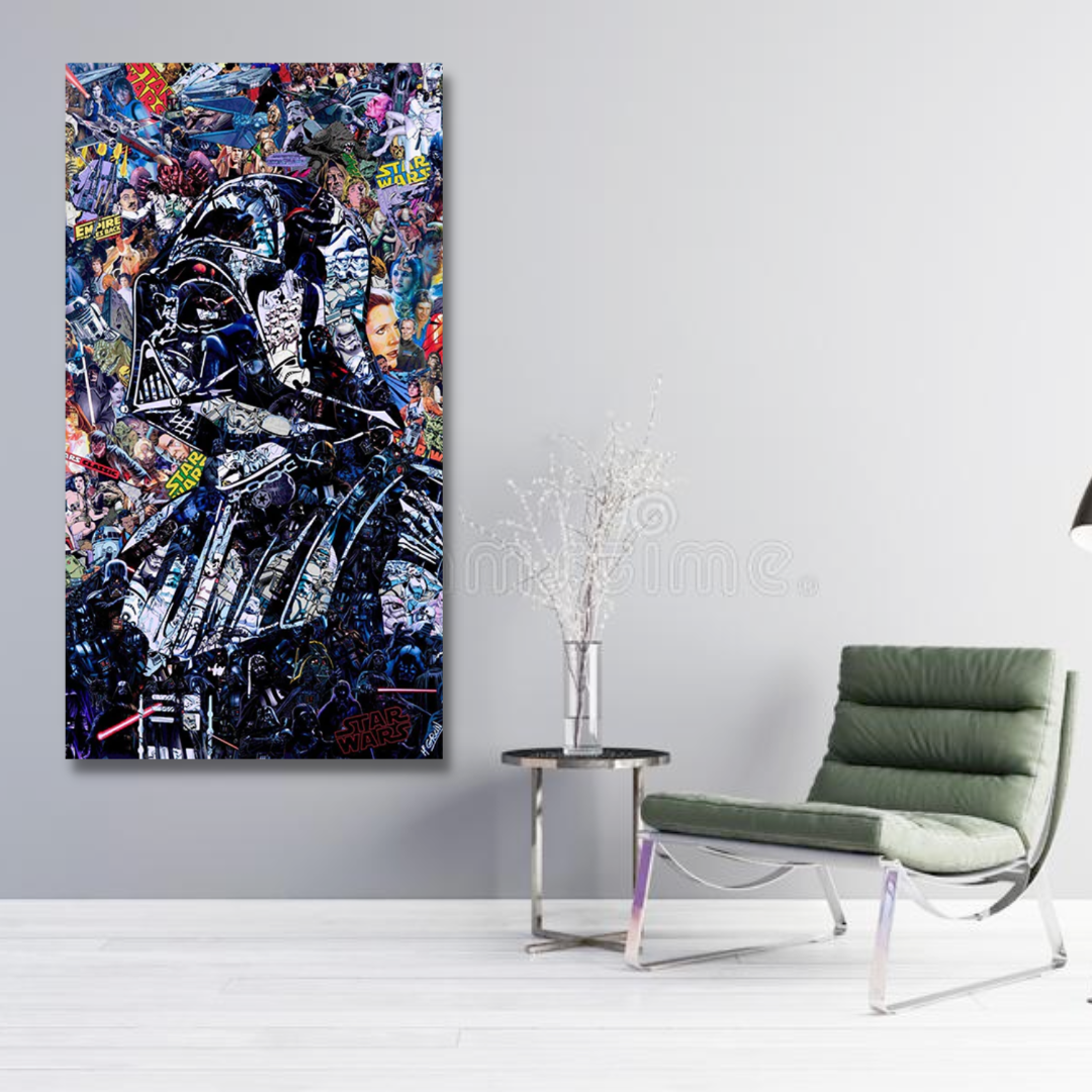 Disney Star Wars Poster Darth Vader Canvas Wandkunst - Wanddekoration - Berühmte Wandkunst
