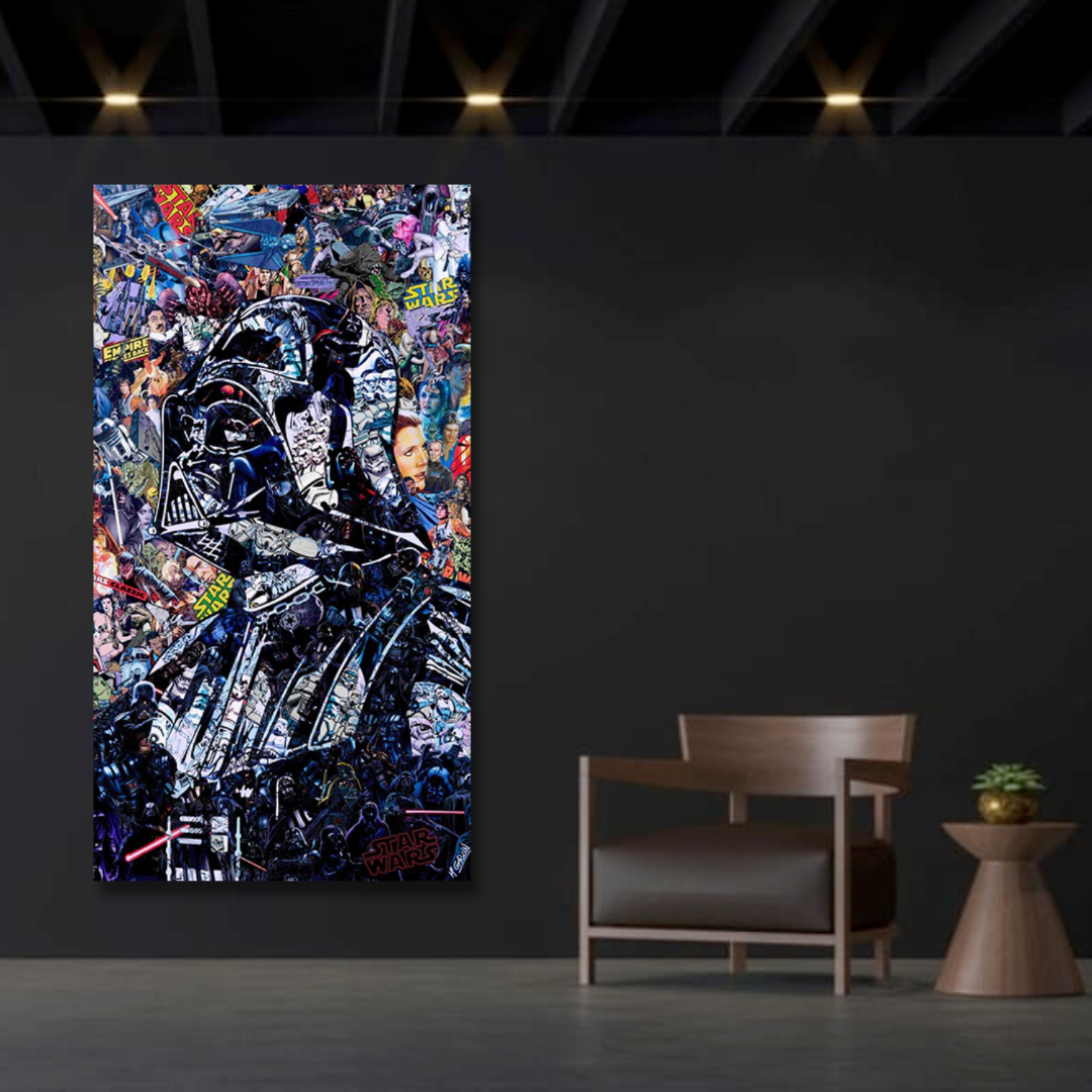Disney Star Wars Poster Darth Vader Canvas Wandkunst - Wanddekoration - Berühmte Wandkunst