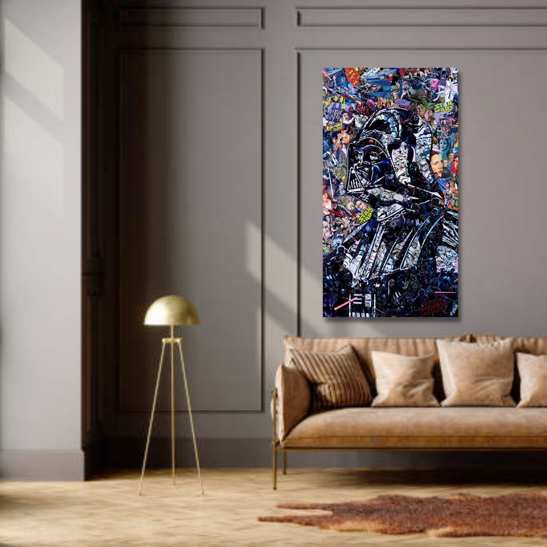 Disney Star Wars Poster Darth Vader Canvas Wandkunst - Wanddekoration - Berühmte Wandkunst