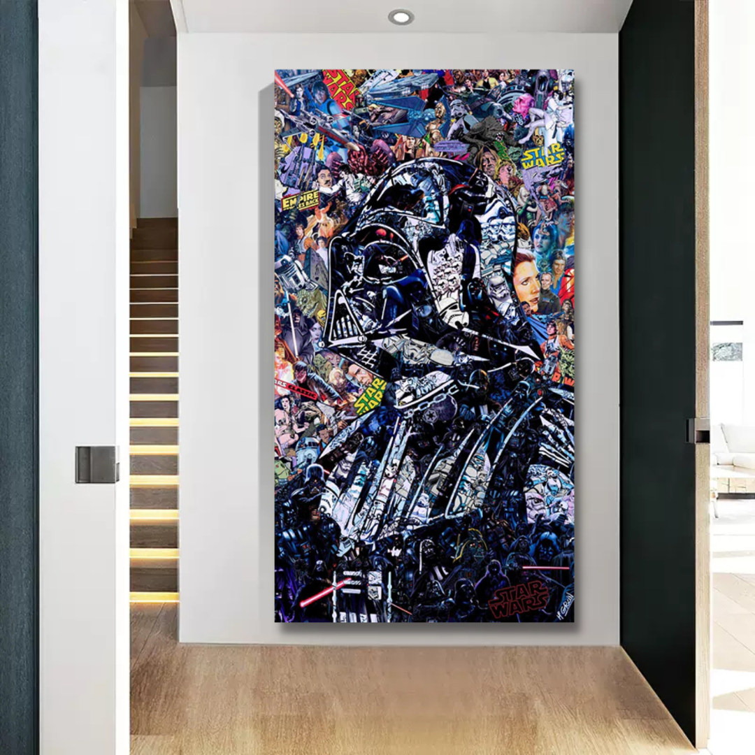 Disney Star Wars Poster Darth Vader Canvas Wandkunst - Wanddekoration - Berühmte Wandkunst