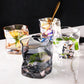 Verzerrte Textur Whisky Glas Set