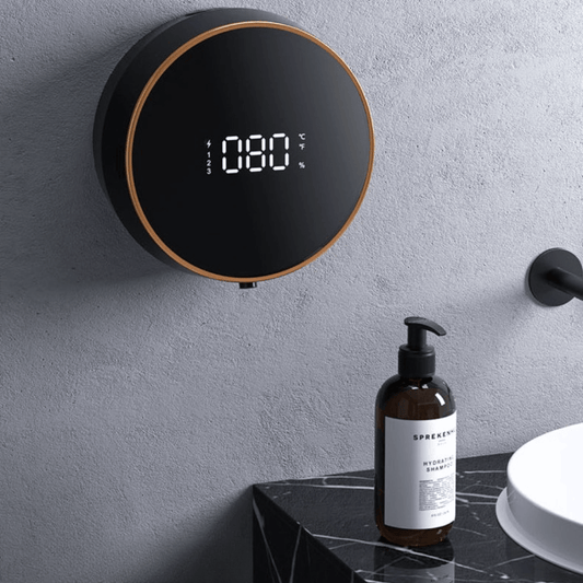 Frendorf | Berührungsloser, wandmontierter Schaumseifenspender mit LED-Temperaturanzeige