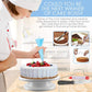 Frendorf | DIY Kuchen Drehteller Creme Dekoration Zubehör Spatel Set Backwerkzeug