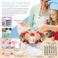 Frendorf | DIY Kuchen Drehteller Creme Dekoration Zubehör Spatel Set Backwerkzeug