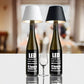 Frendorf | LumiBottle Wiederaufladbare DIY Tischlampe | LED Weinflasche Lampe | Stimmungsvolle Beleuchtung für Zuhause