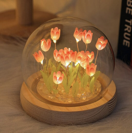 DIY Mini-Tulpenblumen-Nachtlichter